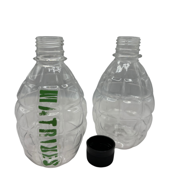 Matrixes GrenadeBox Set featuring two grenade-shaped reusable water bottles with accessories and a recyclable lunchbox.